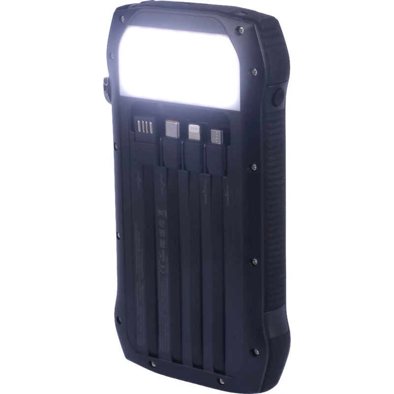 پاور بانک خورشیدی فست شارژ گرین لاین Solar Force GL-PX82 GNSOLF20PBBK QC3.0 PD 22.5W ظرفیت 20000 میلی آمپر ساعت