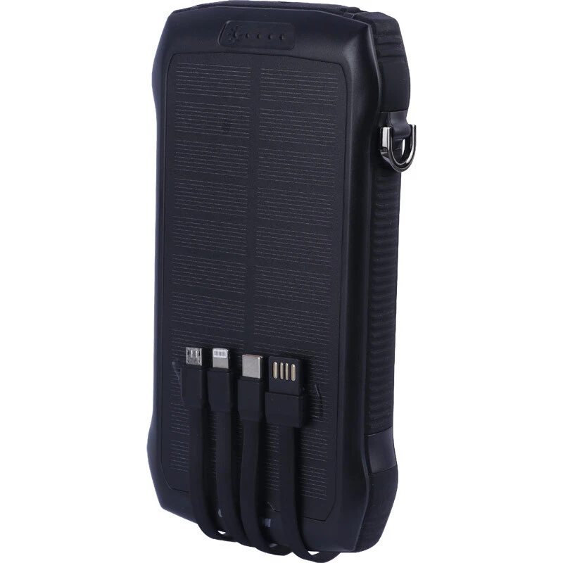 پاور بانک خورشیدی فست شارژ گرین لاین Solar Force GL-PX82 GNSOLF20PBBK QC3.0 PD 22.5W ظرفیت 20000 میلی آمپر ساعت