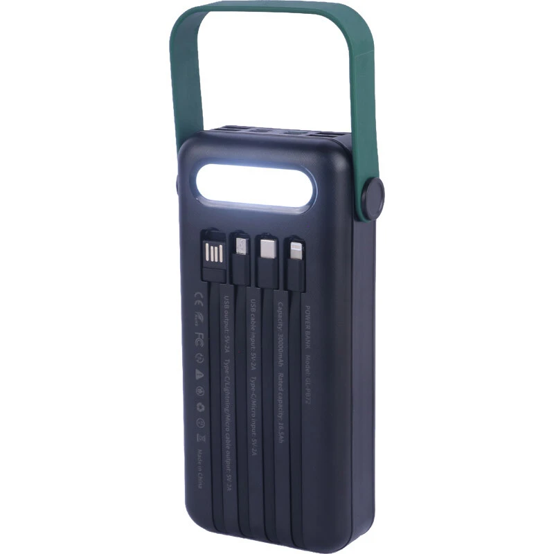 پاور بانک خورشیدی گرین لاین Solar Max GL-PB72 GNSLRPB30K 10.5W ظرفیت 30000 میلی آمپر ساعت