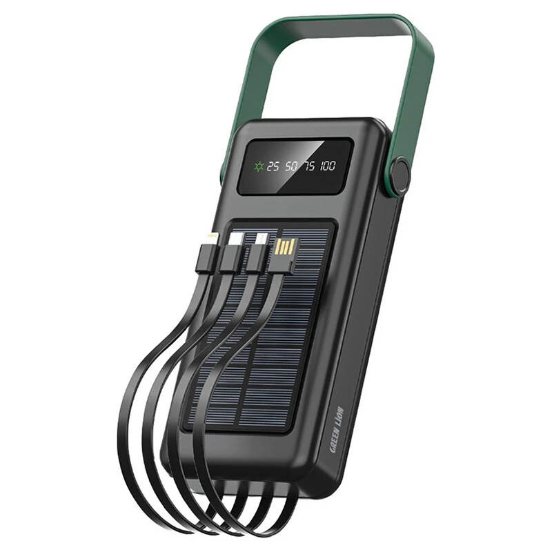 پاور بانک خورشیدی گرین لاین Solar Max GL-PB72 GNSLRPB30K 10.5W ظرفیت 30000 میلی آمپر ساعت