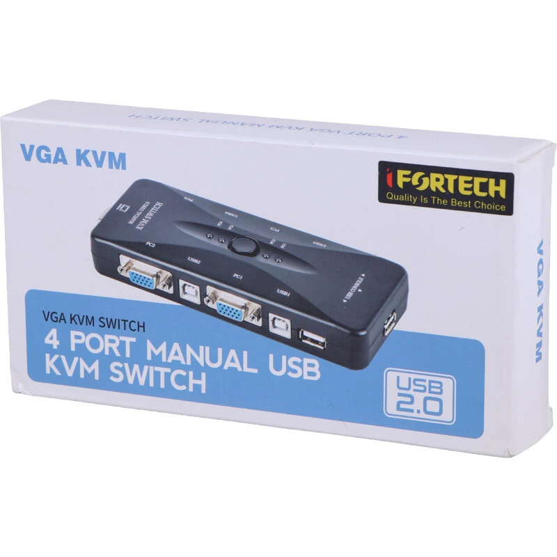 سوییچ KVM چهار پورت آیفورتک 4UK