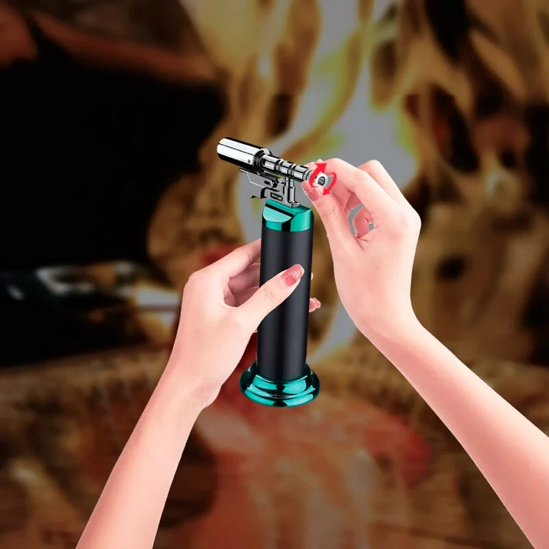 فندک اتمی گازی ضد باد گرین لاین Jet Flame Pro GTL-100 GNJTFLMPROLBK