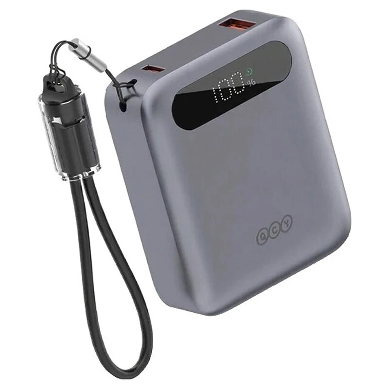 پاور بانک فست شارژ کیو سی وای PB10D PD 22.5W ظرفیت 10000 میلی آمپر ساعت