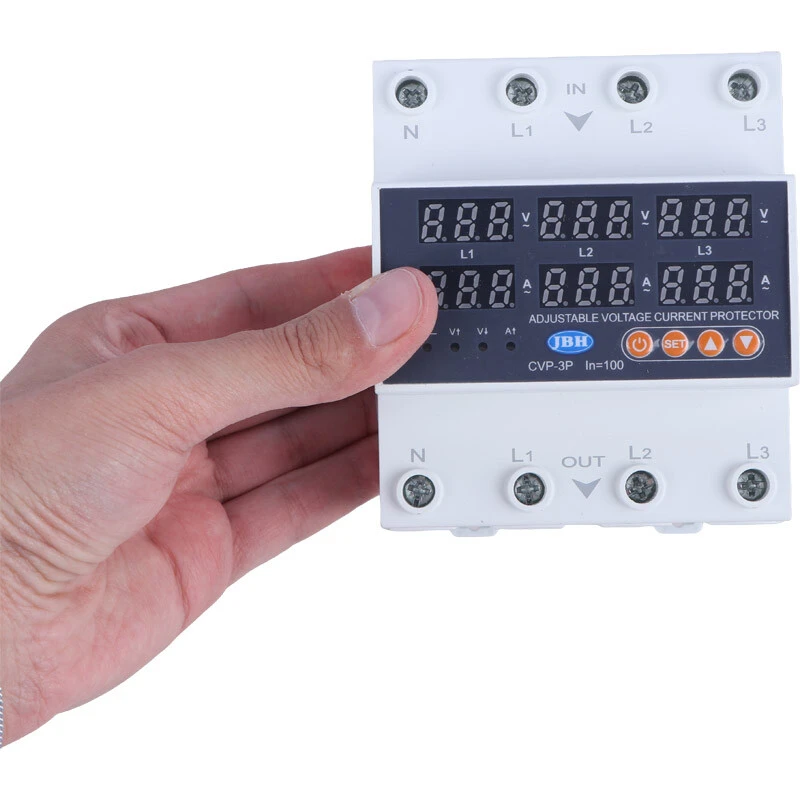 محافظ ولتاژ سه فاز 100 آمپر جی بی اچ CVP-3P