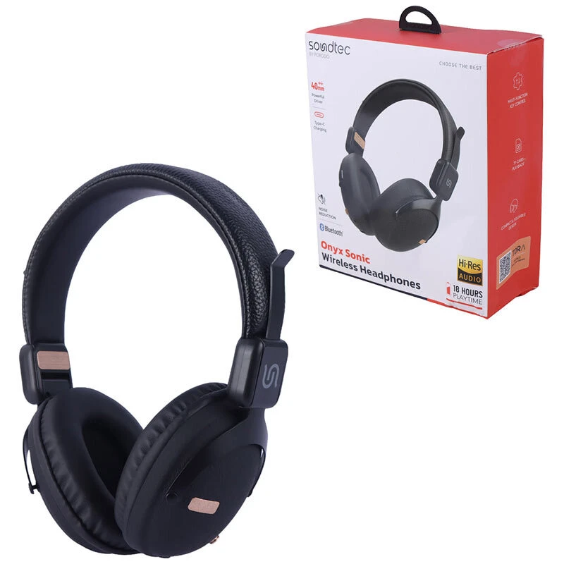 هدفون بلوتوثی پرودو Soundtec Onyx Sonic PDSTWLEP053