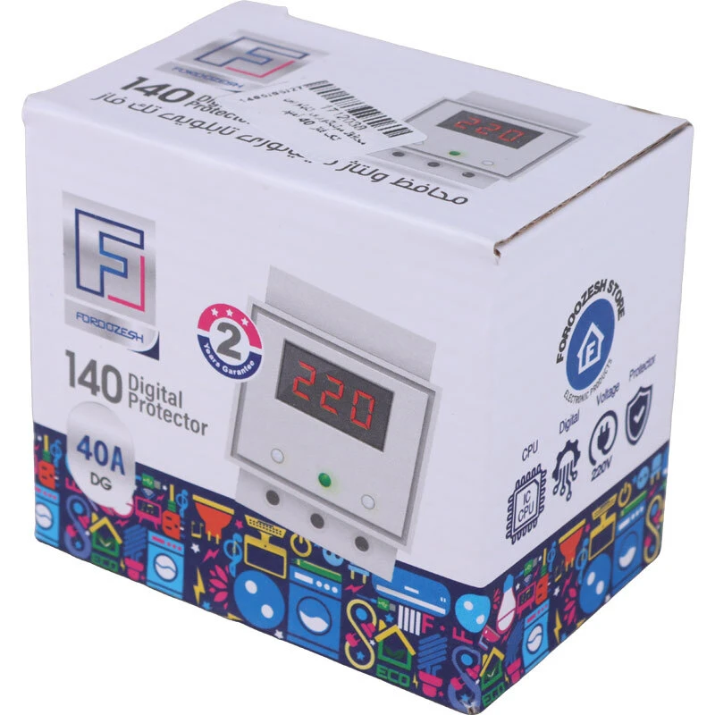 محافظ ولتاژ تک فاز 40 آمپر فروزش DG40
