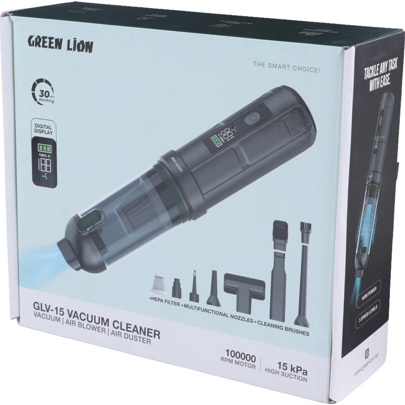 جت فن و جارو شارژی گرین لاین GLV-15 GNGLV15VCGY