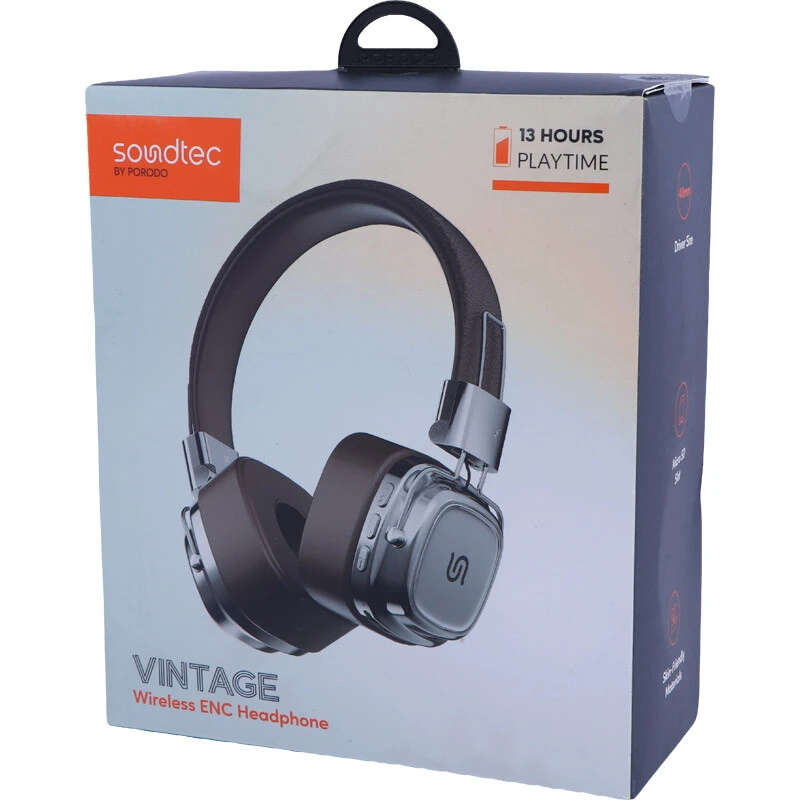 هدفون بلوتوثی پرودو Soundtec Vintage PD-STWLEP037
