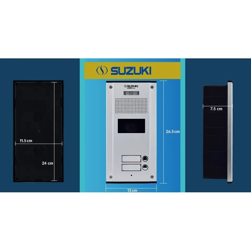 پنل آیفون تصویری سوزوکی 2 واحدی Hitoshi OP-HV2S