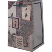 ساک دستی مقوایی NO.3102 کد 17 بسته 12 عددی
