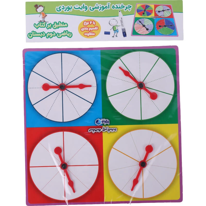 مجموعه آموزشی صفحه چرخنده دوم دبستان وایت بردی ماوا
