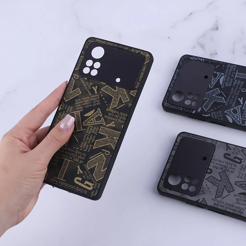 قاب PC شیائومی Poco X4 Pro 5G طرح لاتین محافظ لنزدار