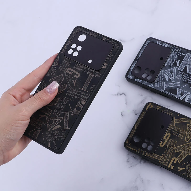 قاب PC شیائومی Poco M4 Pro طرح لاتین محافظ لنزدار