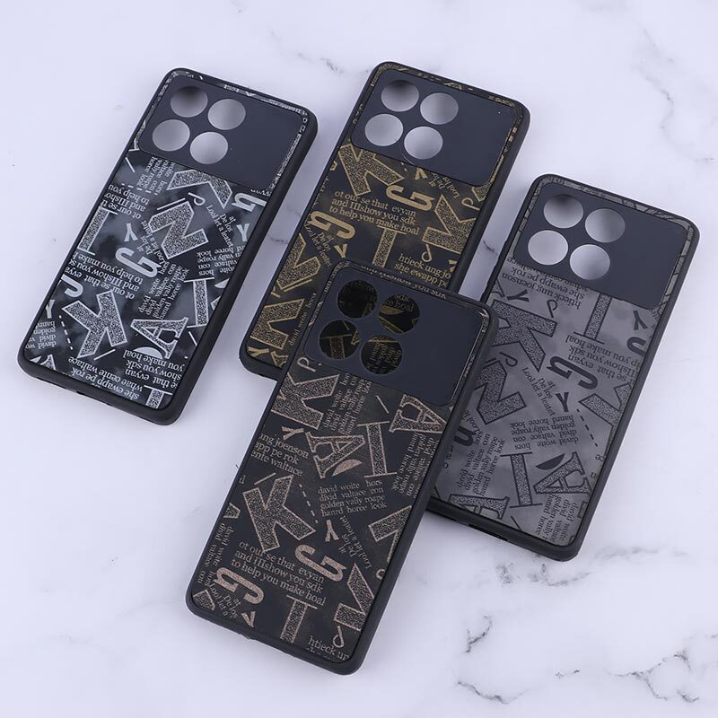 قاب PC شیائومی Poco X6 Pro طرح لاتین محافظ لنزدار