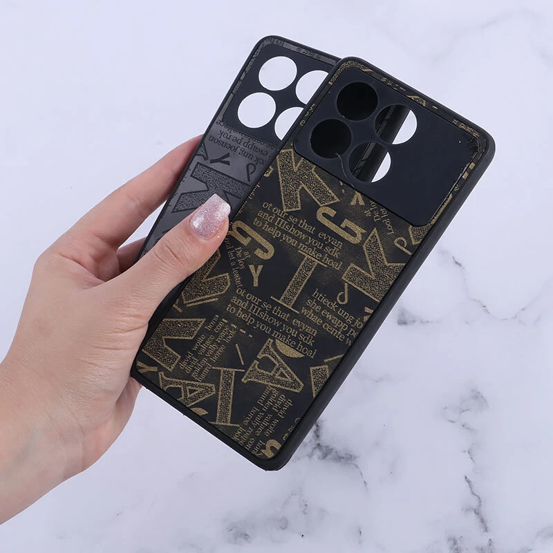 قاب PC شیائومی Poco X6 Pro طرح لاتین محافظ لنزدار
