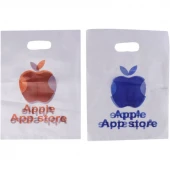 نایلون دسته دار طرح Apple سایز 35*25 سانتی متر بسته 1 کیلویی کد 4