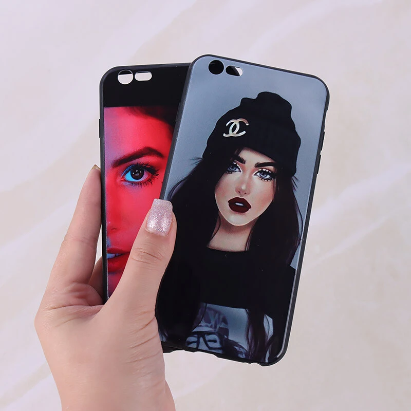 قاب PC طرح دار دور سیلکونی