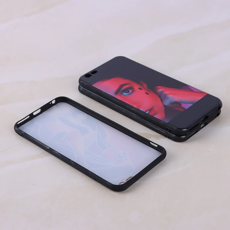قاب PC طرح دار دور سیلکونی