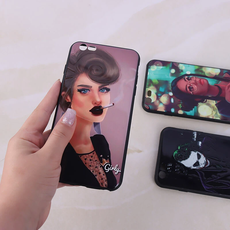 قاب PC طرح دار دور سیلکونی