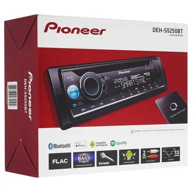 پخش کننده خودرو پایونر DEH-S5250BT