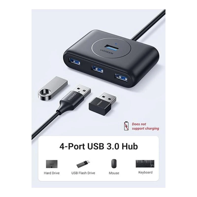 هاب 4 پورت Type-C / USB 3.0 یوگرین CR113-40850