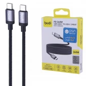کابل دو سر تایپ سی فست شارژ 240 وات بودی DC265TT15 طول 1.5 متر