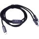 کابل دو سر فست شارژ 100 وات بودی DC266TTT12 طول 1.2 متر