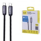 کابل دو سر تایپ سی فست شارژ 100 وات بودی DC266TT12 طول 1.2 متر