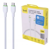 کابل دو سر تایپ سی فست شارژ 65 وات بودی DC261TT21 طول 2.1 متر
