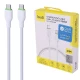 کابل دو سر تایپ سی فست شارژ 65 وات بودی DC261TT21 طول 2.1 متر