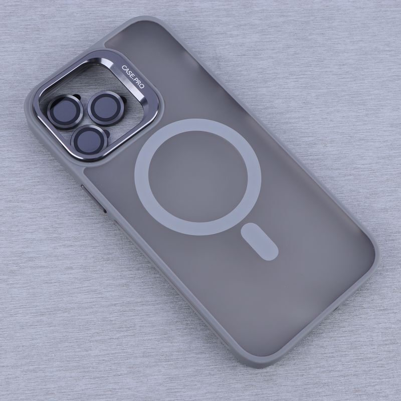 قاب Case Pro پشت مات استندشو با محافظ لنز رینگی