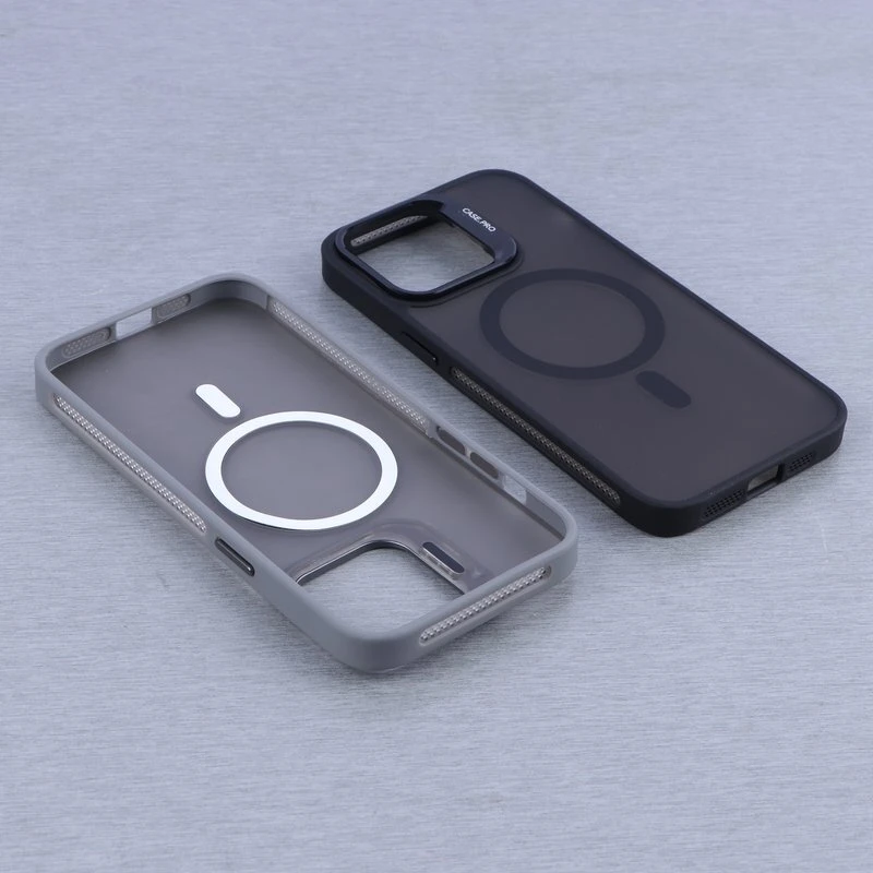 قاب Case Pro پشت مات استندشو با محافظ لنز رینگی