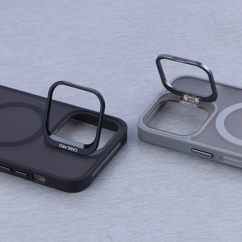 قاب Case Pro پشت مات استندشو با محافظ لنز رینگی