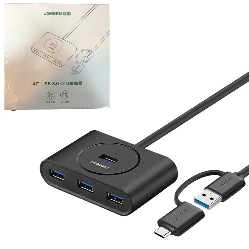 هاب 4 پورت Type-C / USB 3.0 یوگرین CR113-40850