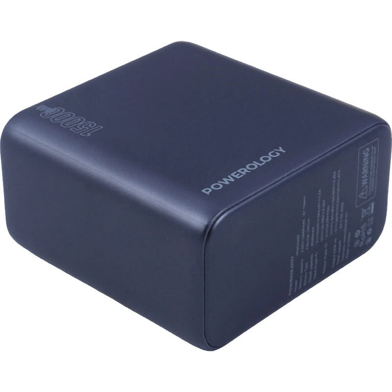 پاور بانک فست شارژ پاورولوژی PPBCHA60 PD QC 45W ظرفیت 15000 میلی آمپر ساعت
