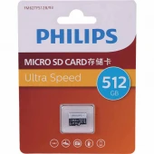 رم میکرو 512 گیگ فیلیپس Ultra Speed U3 A1 V30