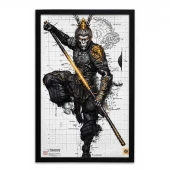 تابلو شاسی طرح Black Myth Wukong سایز 60*30 سانتی متر