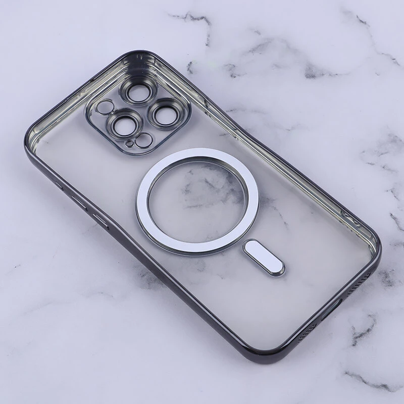 قاب ژله ای مگ سیف آیفون iPhone 15 Pro Max محافظ لنزدار