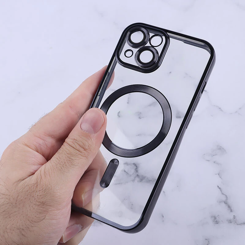 قاب ژله ای مگ سیف آیفون iPhone 15 محافظ لنزدار