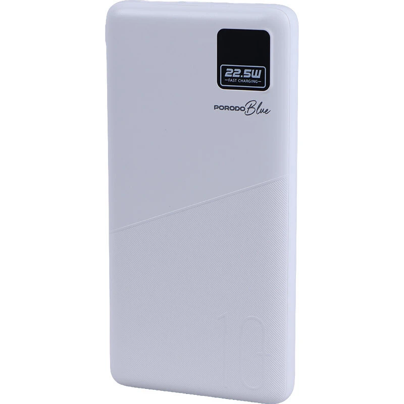پاور بانک فست شارژ پرودو Blue PB053 22.5W ظرفیت 10000 میلی آمپر ساعت