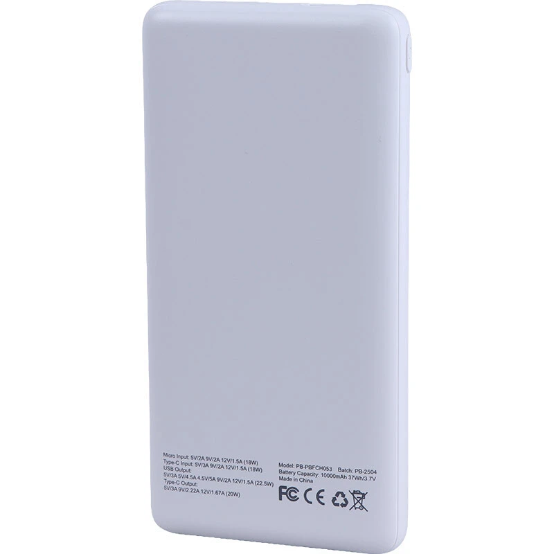 پاور بانک فست شارژ پرودو Blue PB053 22.5W ظرفیت 10000 میلی آمپر ساعت