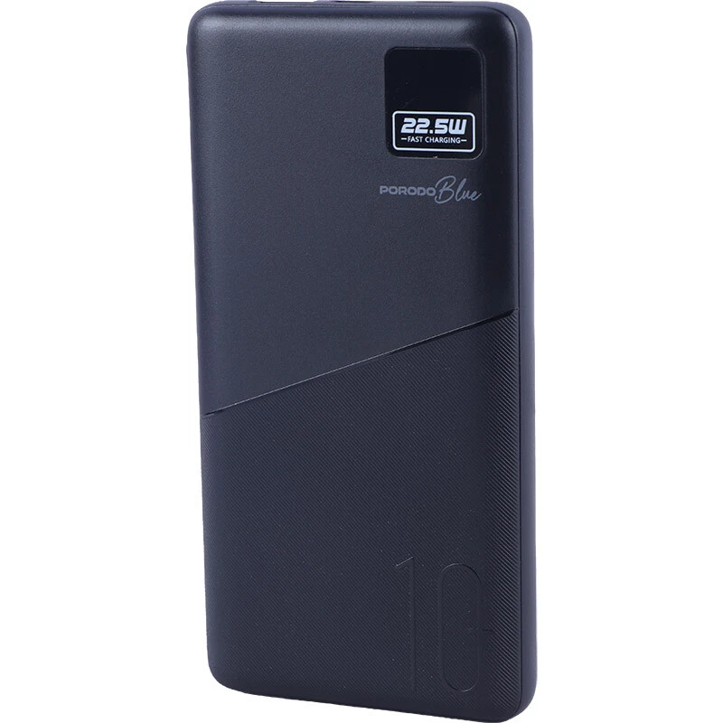 پاور بانک فست شارژ پرودو Blue PB053 22.5W ظرفیت 10000 میلی آمپر ساعت