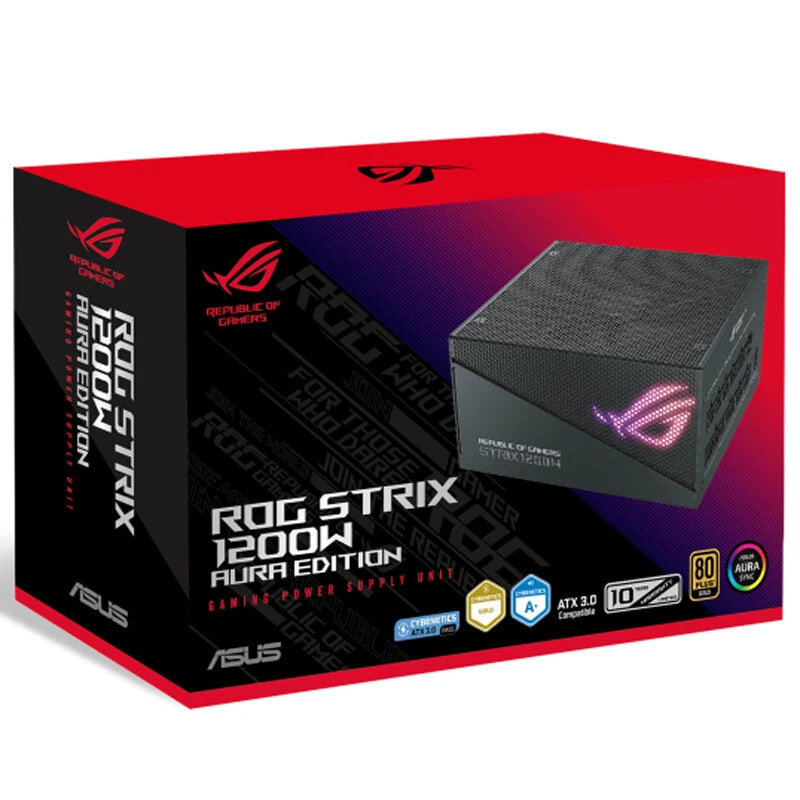 پاور ماژولار 1200 وات ایسوس ROG Strix 1200W Gold Aura Edition