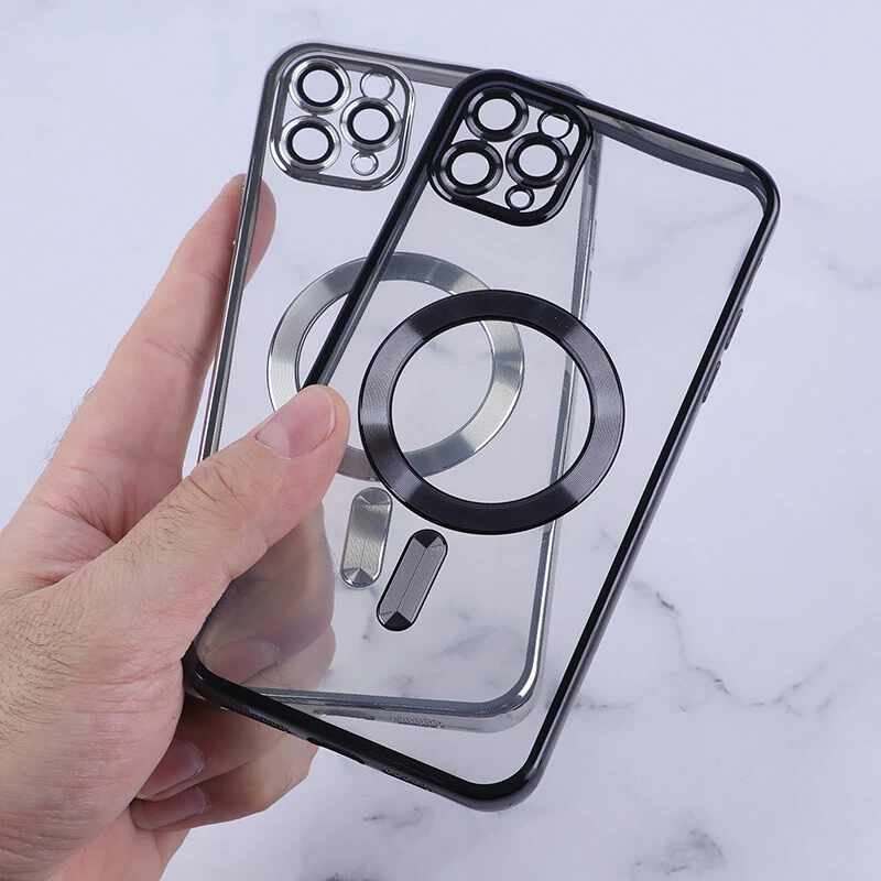 قاب ژله ای مگ سیف آیفون iPhone 11 Pro Max محافظ لنزدار