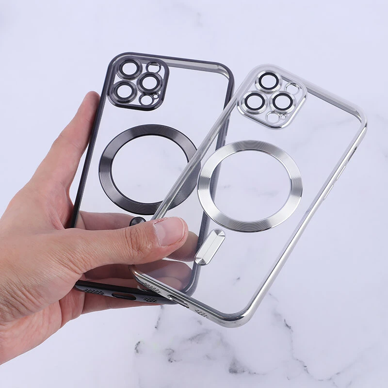 قاب ژله ای مگ سیف آیفون iPhone 12 Pro محافظ لنزدار