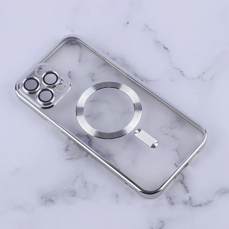 قاب ژله ای مگ سیف آیفون iPhone 12 Pro Max محافظ لنزدار