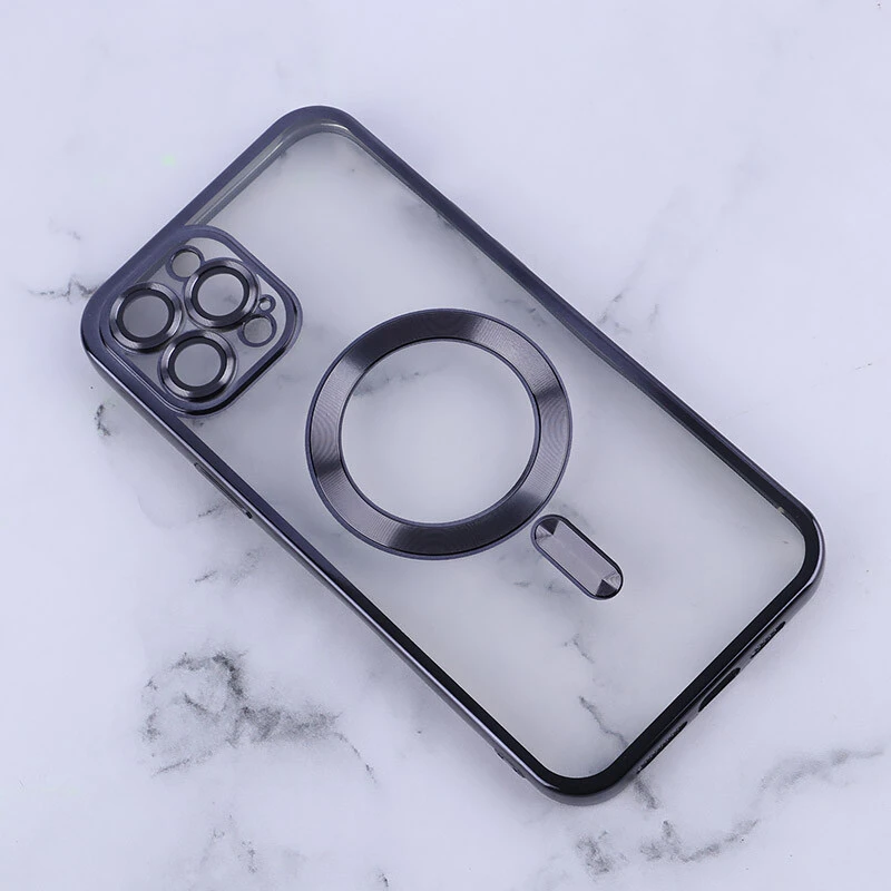 قاب ژله ای مگ سیف آیفون iPhone 12 Pro Max محافظ لنزدار