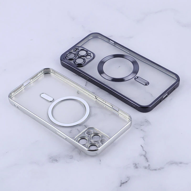 قاب ژله ای مگ سیف آیفون iPhone 12 Pro Max محافظ لنزدار