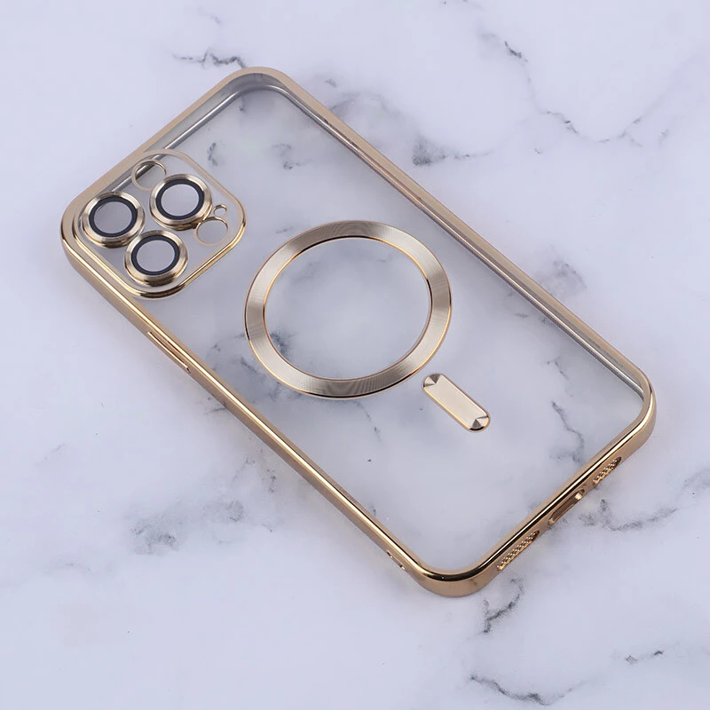 قاب ژله ای مگ سیف آیفون iPhone 13 Pro Max محافظ لنزدار