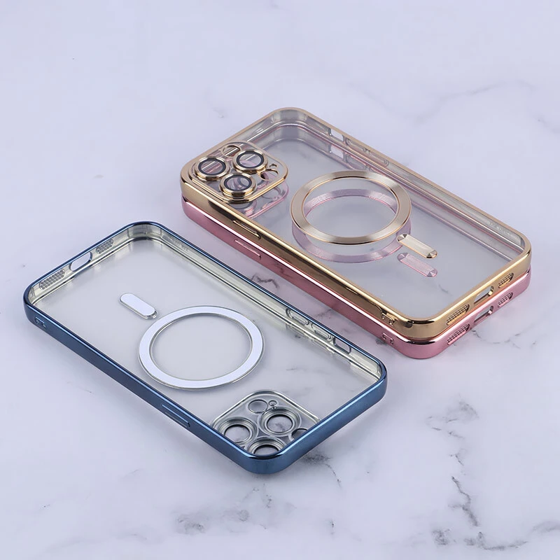 قاب ژله ای مگ سیف آیفون iPhone 13 Pro Max محافظ لنزدار